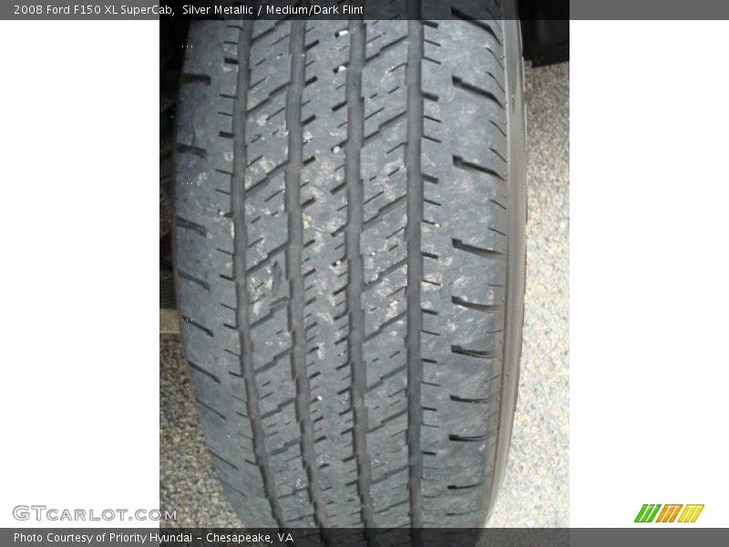 Silver Metallic / Medium/Dark Flint 2008 Ford F150 XL SuperCab