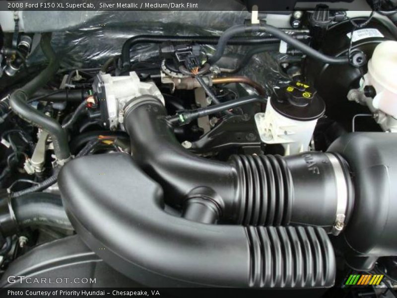 Silver Metallic / Medium/Dark Flint 2008 Ford F150 XL SuperCab