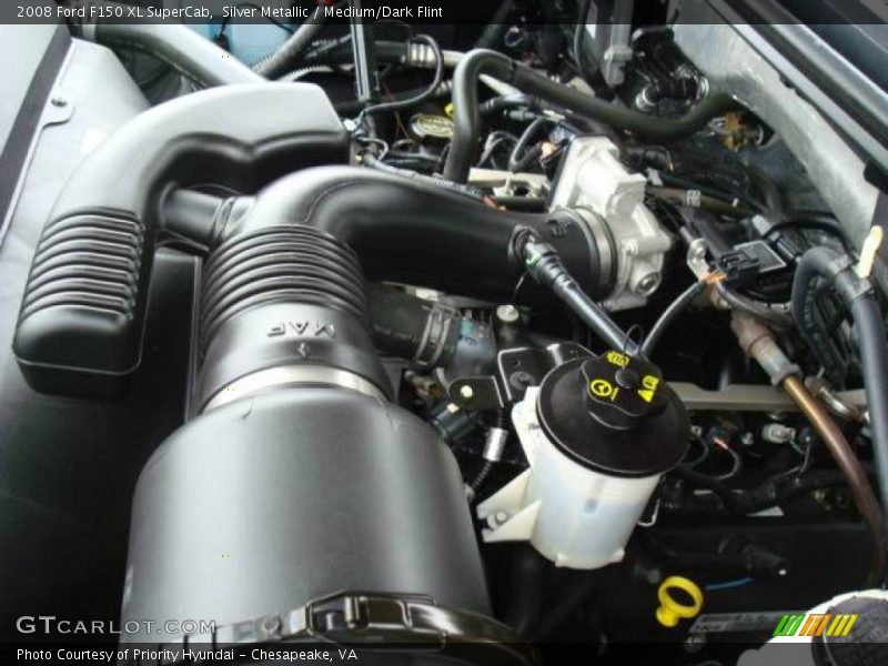 Silver Metallic / Medium/Dark Flint 2008 Ford F150 XL SuperCab