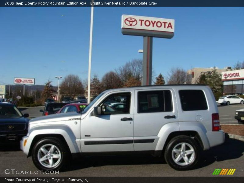Bright Silver Metallic / Dark Slate Gray 2009 Jeep Liberty Rocky Mountain Edition 4x4