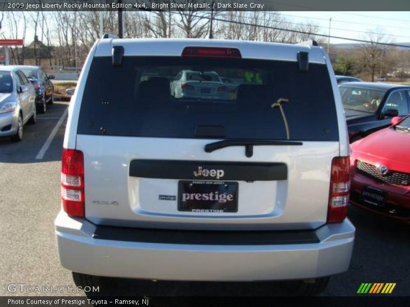 Bright Silver Metallic / Dark Slate Gray 2009 Jeep Liberty Rocky Mountain Edition 4x4