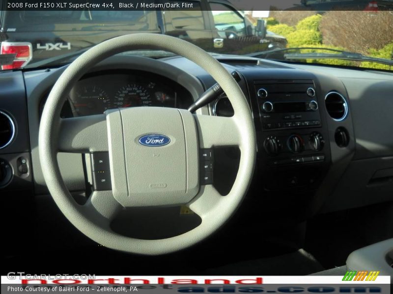 Black / Medium/Dark Flint 2008 Ford F150 XLT SuperCrew 4x4