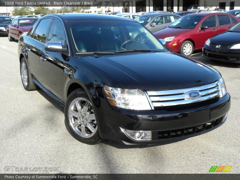 Black Clearcoat / Black 2008 Ford Taurus Limited