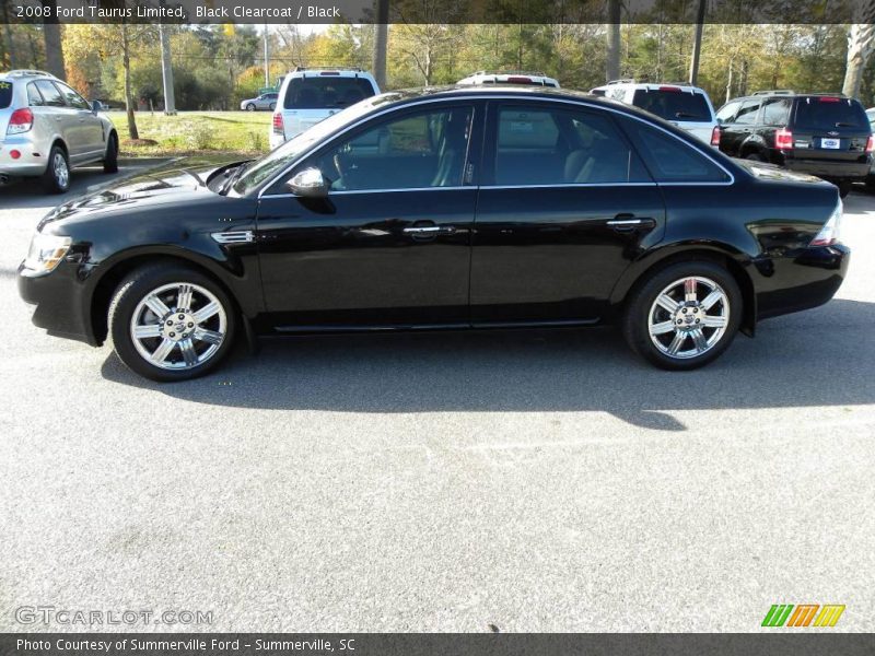 Black Clearcoat / Black 2008 Ford Taurus Limited