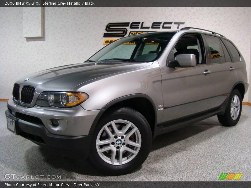 Sterling Grey Metallic / Black 2006 BMW X5 3.0i