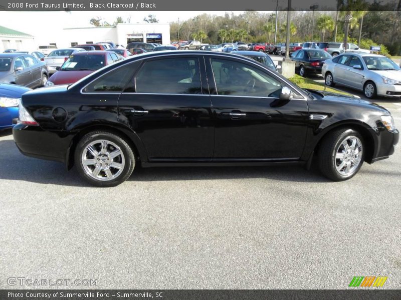 Black Clearcoat / Black 2008 Ford Taurus Limited