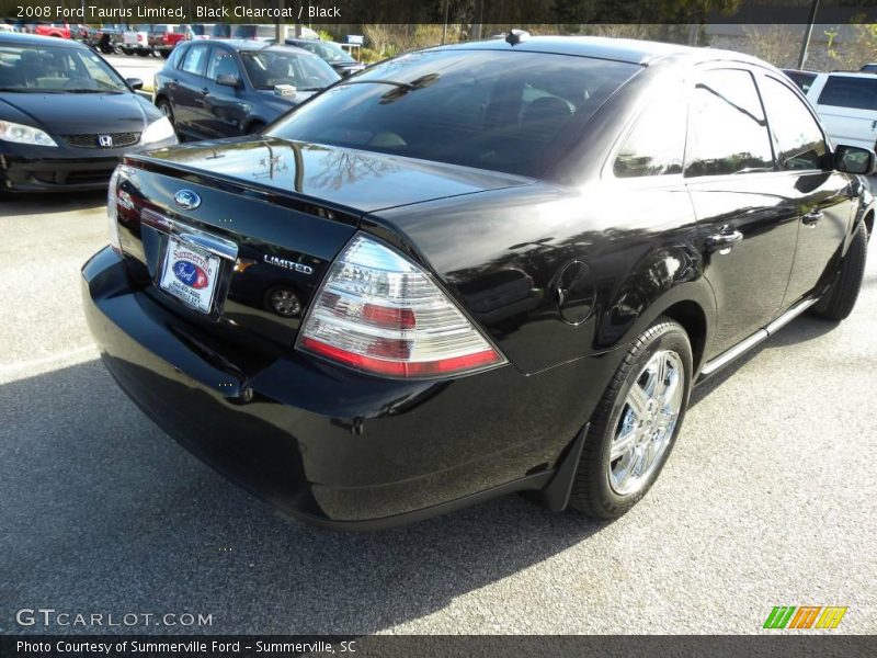 Black Clearcoat / Black 2008 Ford Taurus Limited