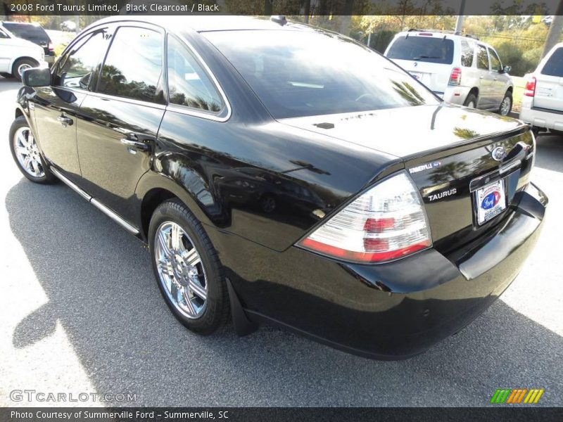 Black Clearcoat / Black 2008 Ford Taurus Limited