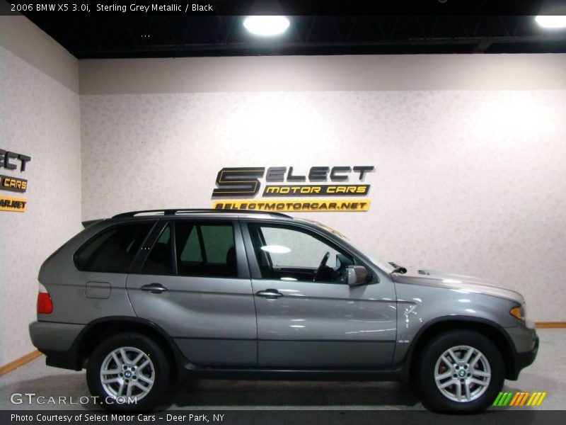 Sterling Grey Metallic / Black 2006 BMW X5 3.0i