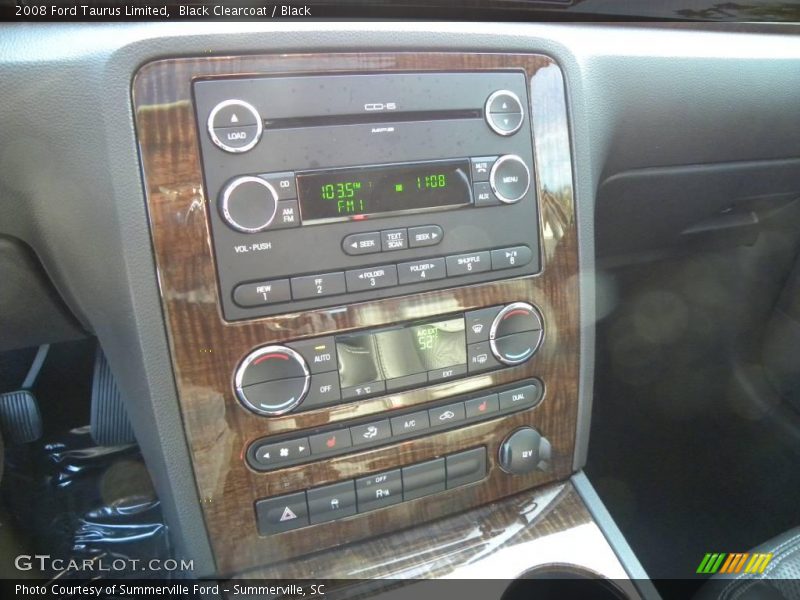 Black Clearcoat / Black 2008 Ford Taurus Limited