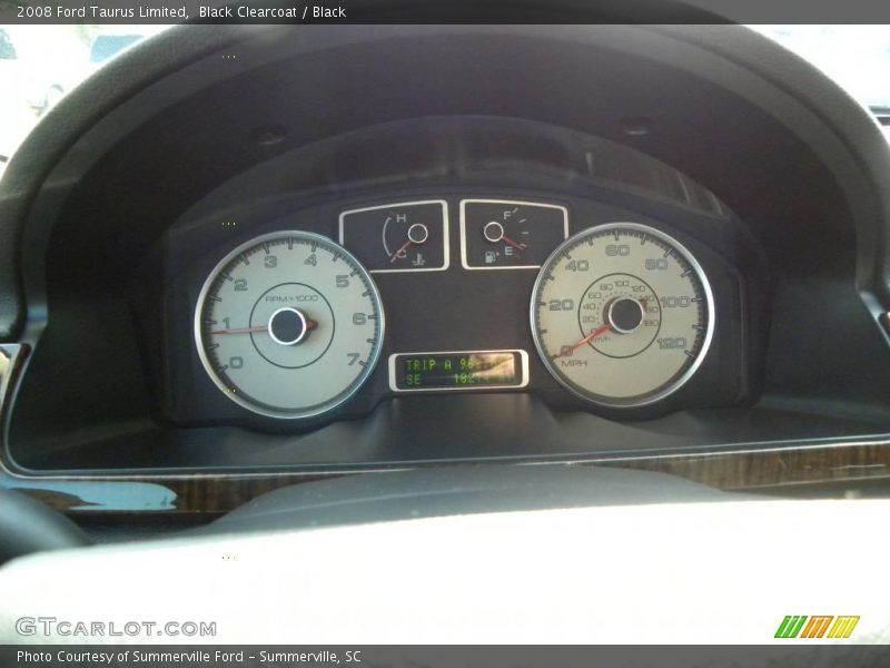 Black Clearcoat / Black 2008 Ford Taurus Limited
