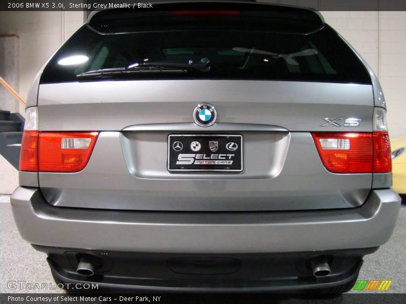 Sterling Grey Metallic / Black 2006 BMW X5 3.0i