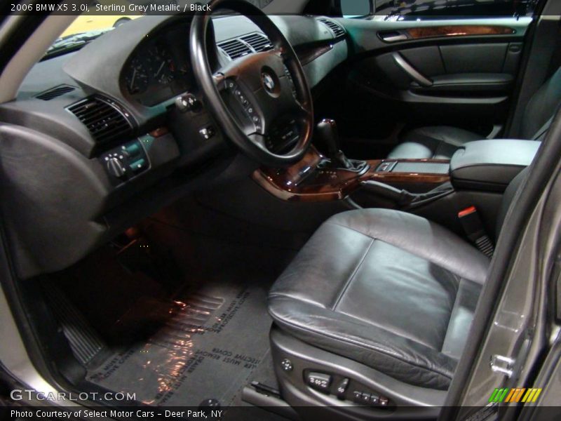 Sterling Grey Metallic / Black 2006 BMW X5 3.0i