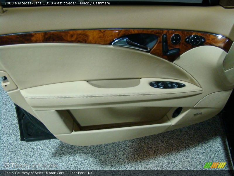 Black / Cashmere 2008 Mercedes-Benz E 350 4Matic Sedan
