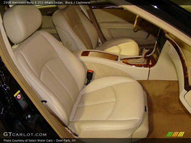 Black / Cashmere 2008 Mercedes-Benz E 350 4Matic Sedan