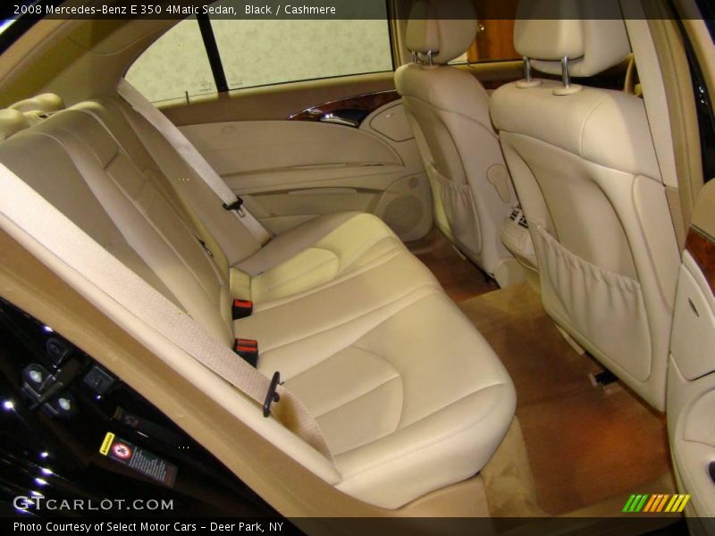 Black / Cashmere 2008 Mercedes-Benz E 350 4Matic Sedan