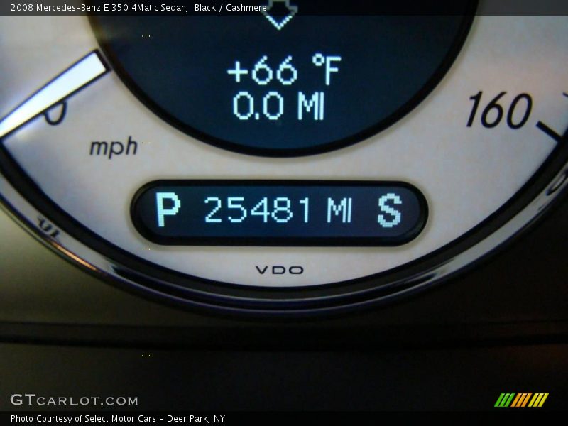 Black / Cashmere 2008 Mercedes-Benz E 350 4Matic Sedan