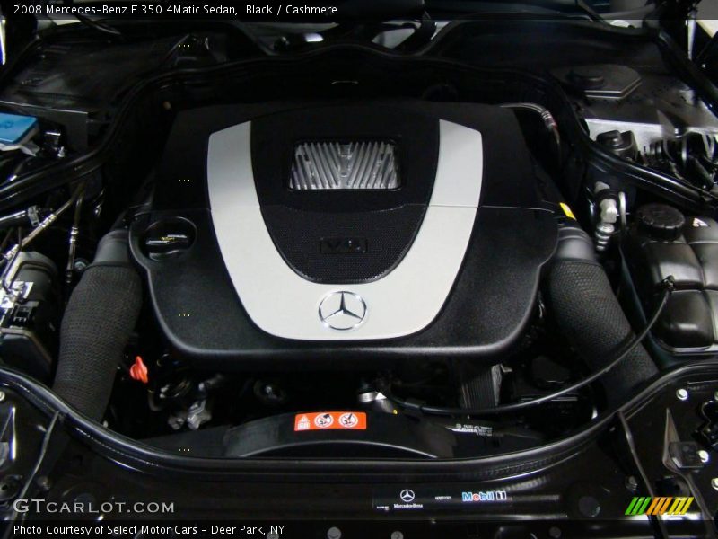 Black / Cashmere 2008 Mercedes-Benz E 350 4Matic Sedan