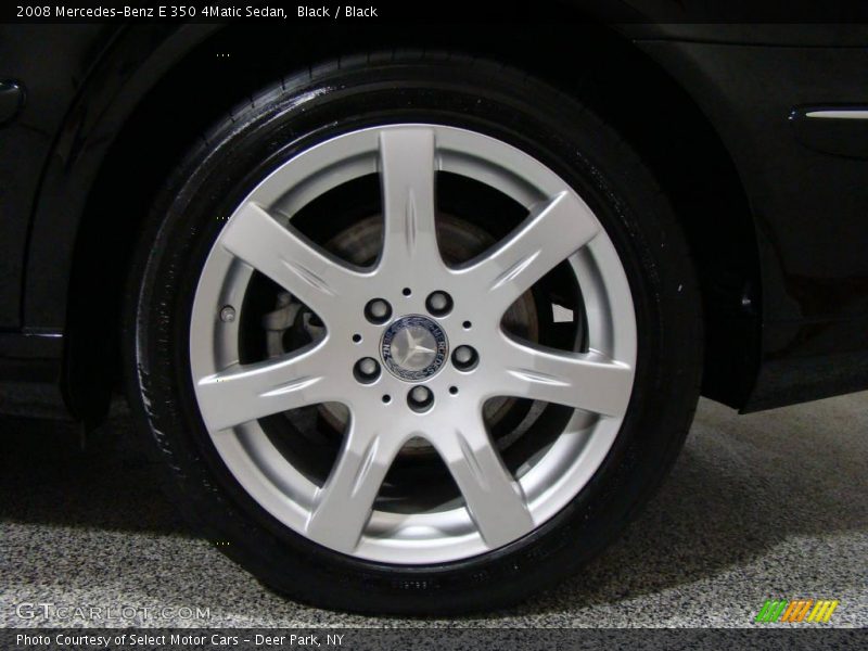 Black / Black 2008 Mercedes-Benz E 350 4Matic Sedan