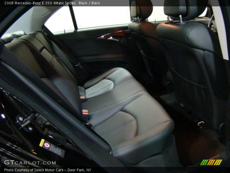 Black / Black 2008 Mercedes-Benz E 350 4Matic Sedan