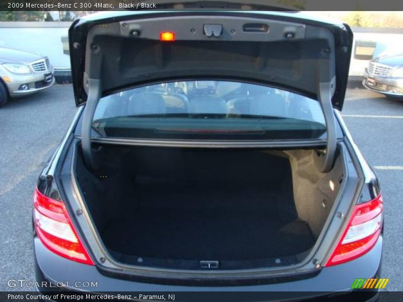 Black / Black 2009 Mercedes-Benz C 300 4Matic