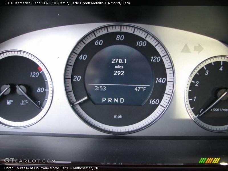 Jade Green Metallic / Almond/Black 2010 Mercedes-Benz GLK 350 4Matic
