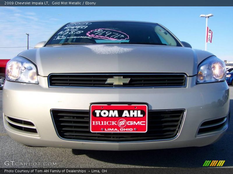 Gold Mist Metallic / Ebony 2009 Chevrolet Impala LT