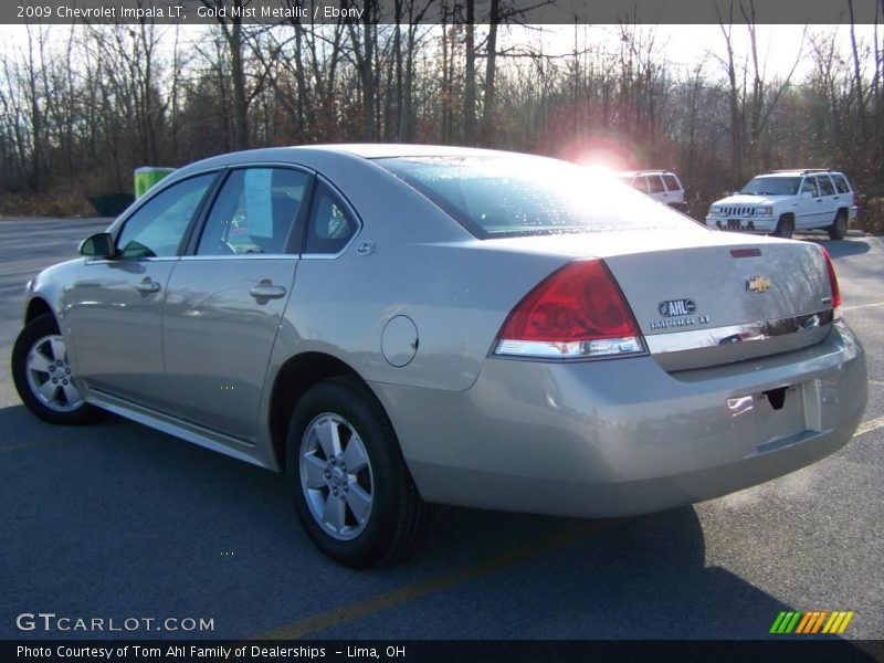 Gold Mist Metallic / Ebony 2009 Chevrolet Impala LT