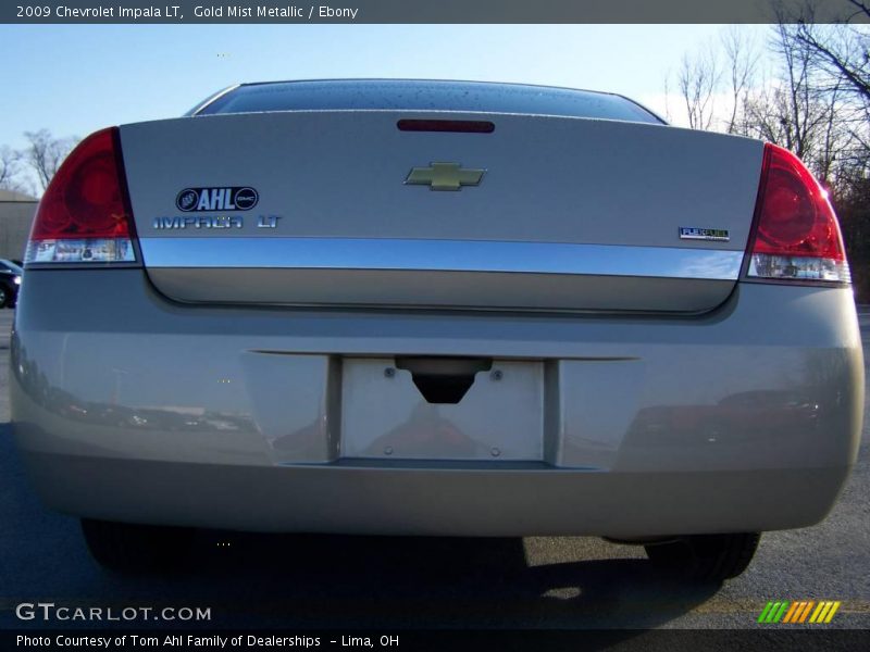 Gold Mist Metallic / Ebony 2009 Chevrolet Impala LT