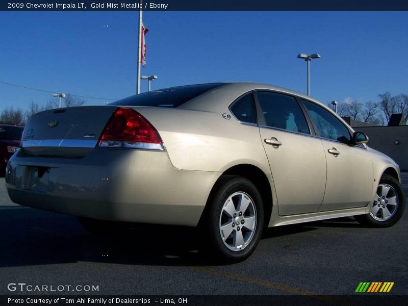 Gold Mist Metallic / Ebony 2009 Chevrolet Impala LT
