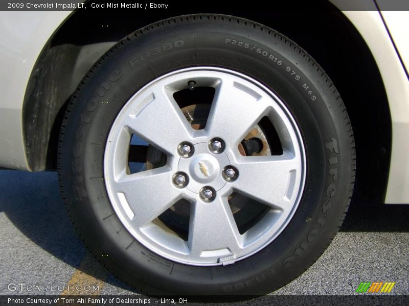 Gold Mist Metallic / Ebony 2009 Chevrolet Impala LT