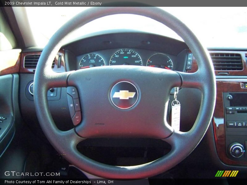 Gold Mist Metallic / Ebony 2009 Chevrolet Impala LT