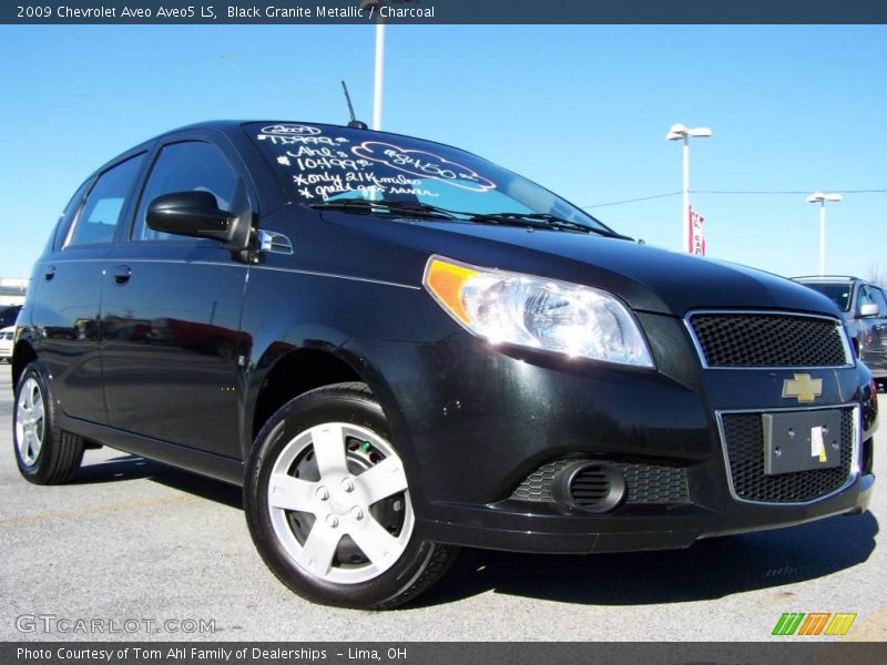 Black Granite Metallic / Charcoal 2009 Chevrolet Aveo Aveo5 LS