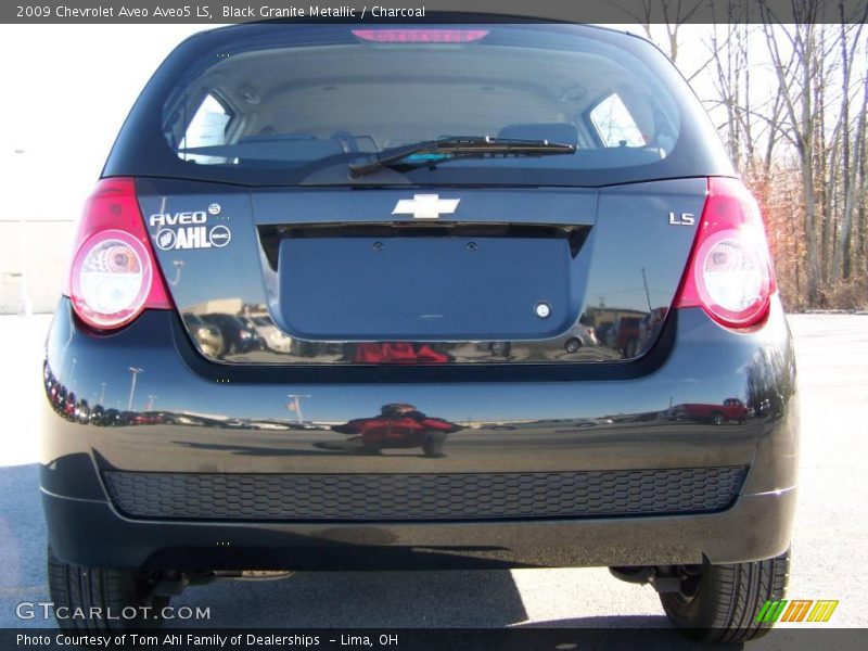 Black Granite Metallic / Charcoal 2009 Chevrolet Aveo Aveo5 LS