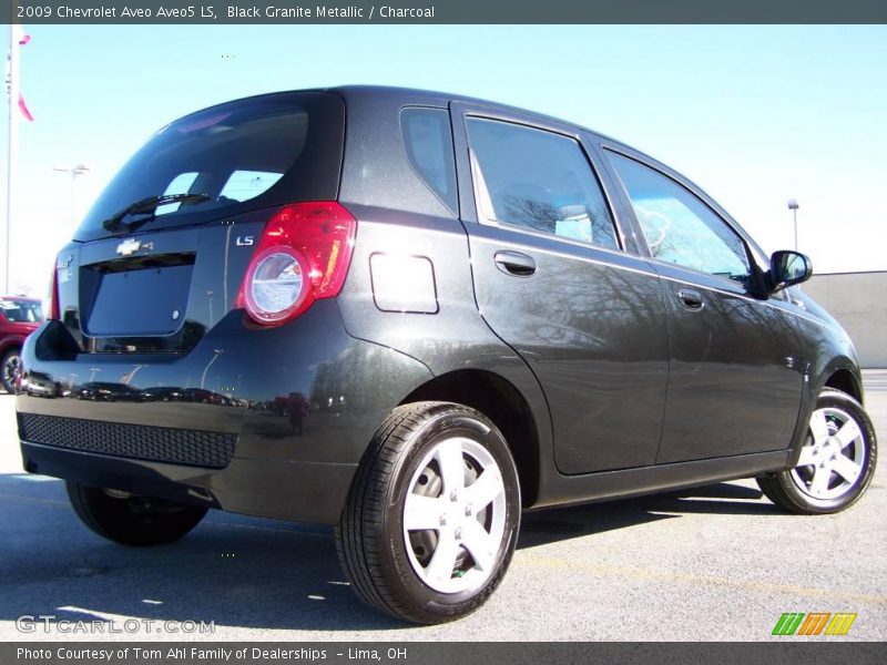 Black Granite Metallic / Charcoal 2009 Chevrolet Aveo Aveo5 LS