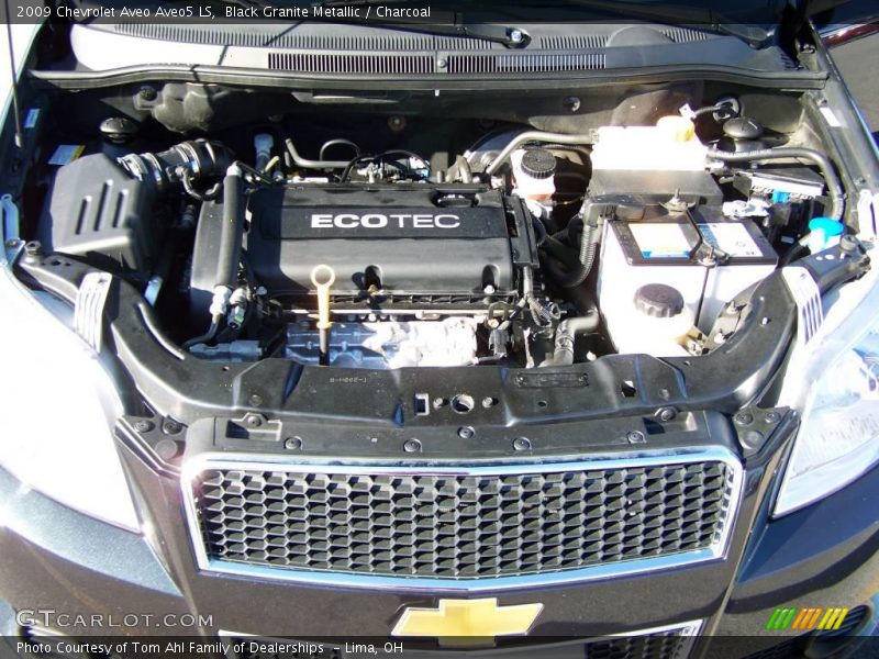 Black Granite Metallic / Charcoal 2009 Chevrolet Aveo Aveo5 LS