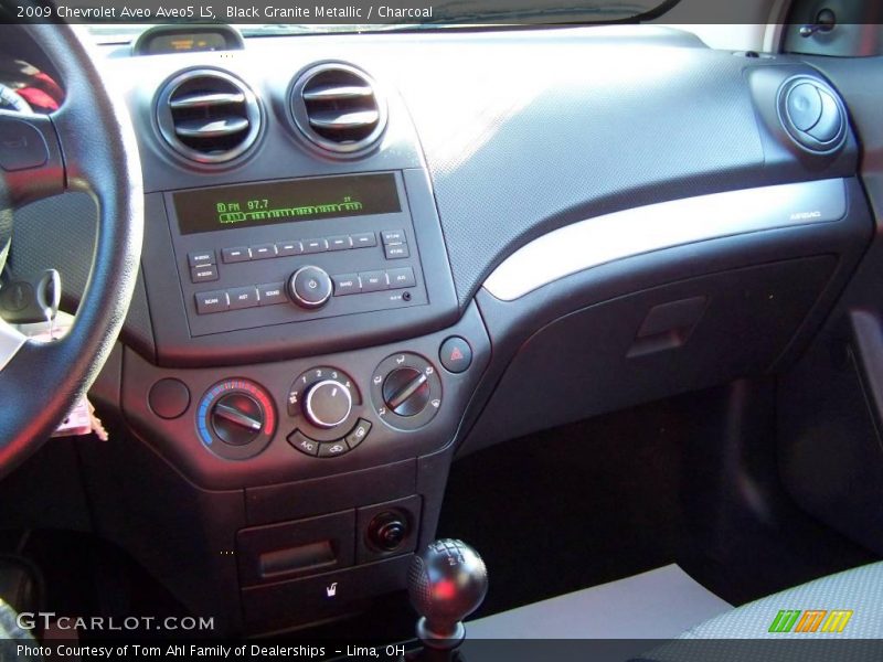 Black Granite Metallic / Charcoal 2009 Chevrolet Aveo Aveo5 LS