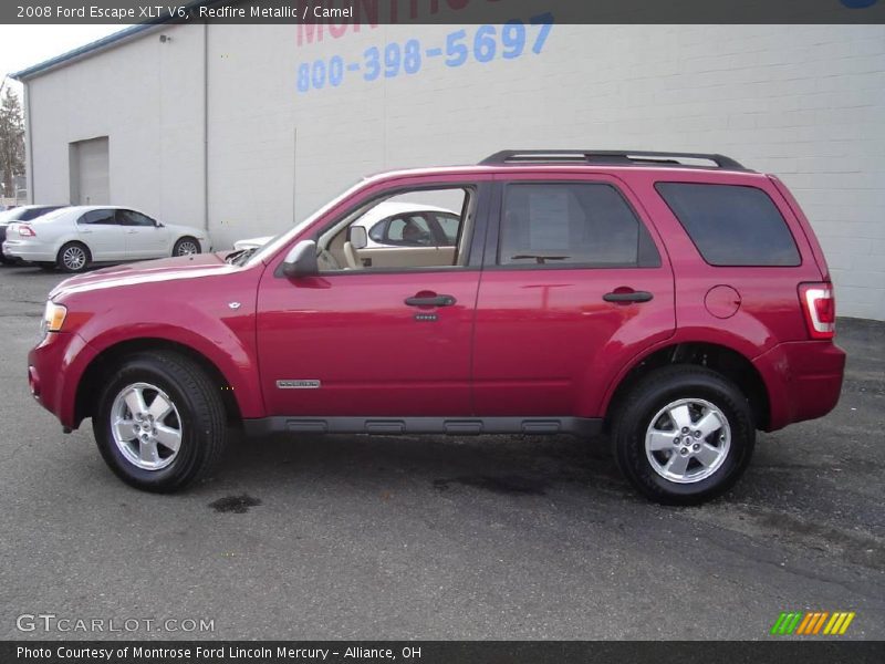 Redfire Metallic / Camel 2008 Ford Escape XLT V6