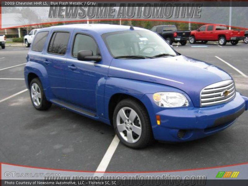 Blue Flash Metallic / Gray 2009 Chevrolet HHR LS