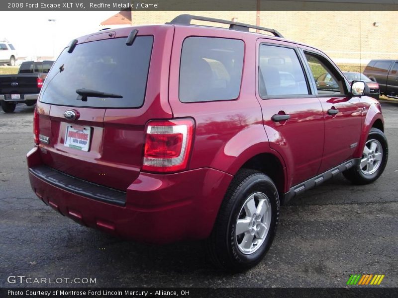 Redfire Metallic / Camel 2008 Ford Escape XLT V6