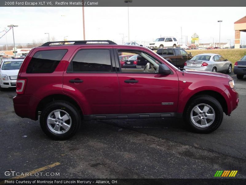 Redfire Metallic / Camel 2008 Ford Escape XLT V6