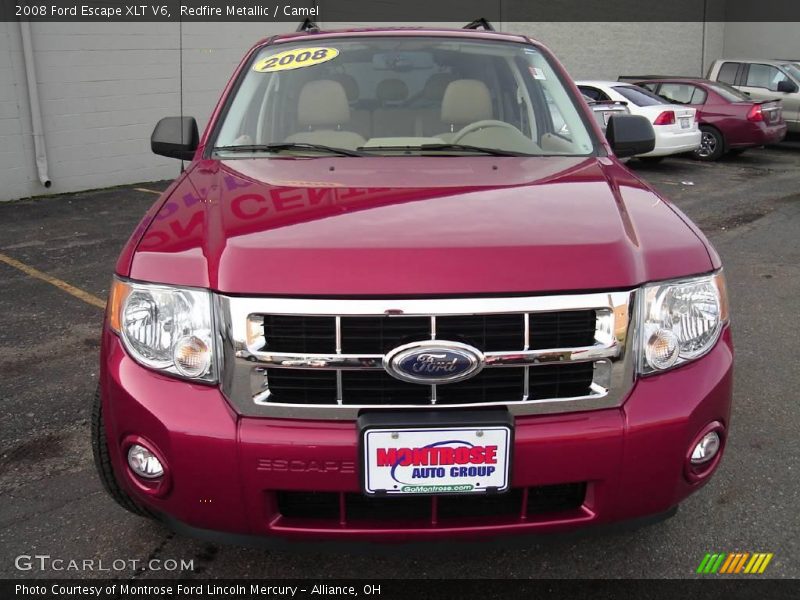 Redfire Metallic / Camel 2008 Ford Escape XLT V6