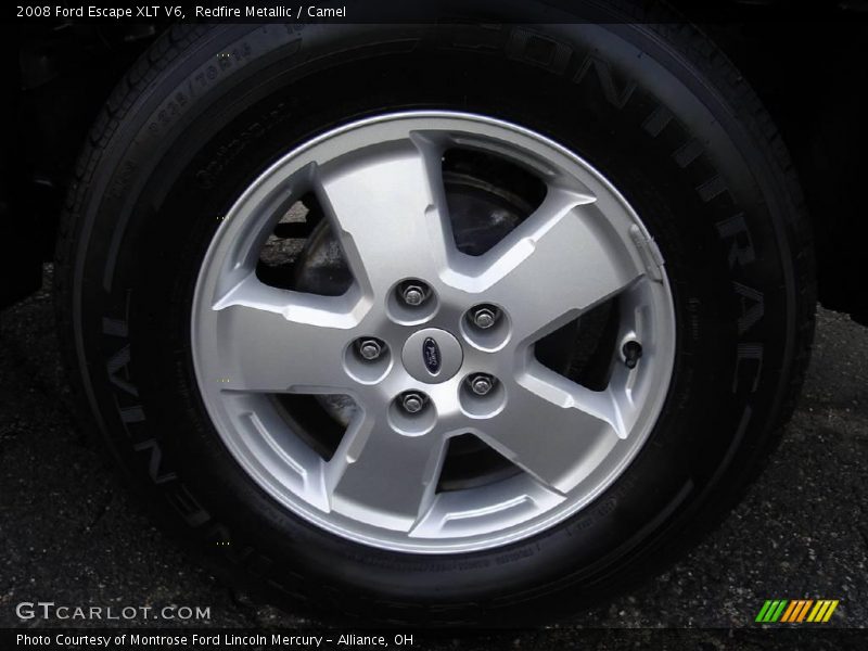 Redfire Metallic / Camel 2008 Ford Escape XLT V6