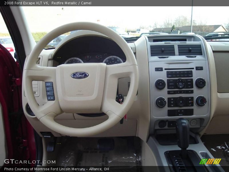 Redfire Metallic / Camel 2008 Ford Escape XLT V6