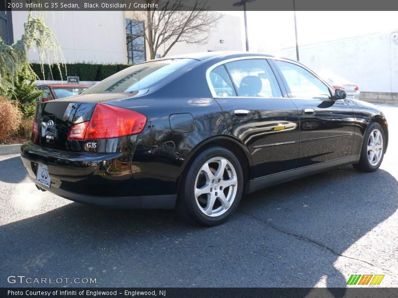 Black Obsidian / Graphite 2003 Infiniti G 35 Sedan