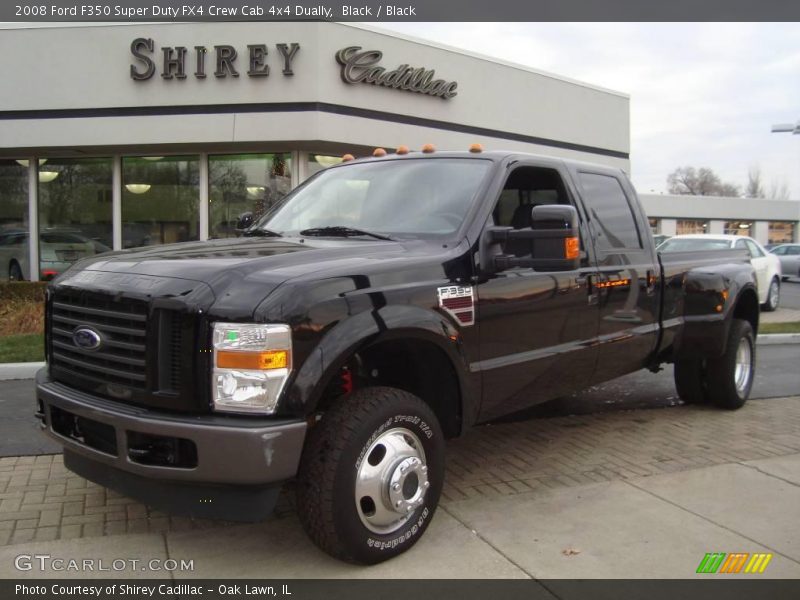 Black / Black 2008 Ford F350 Super Duty FX4 Crew Cab 4x4 Dually