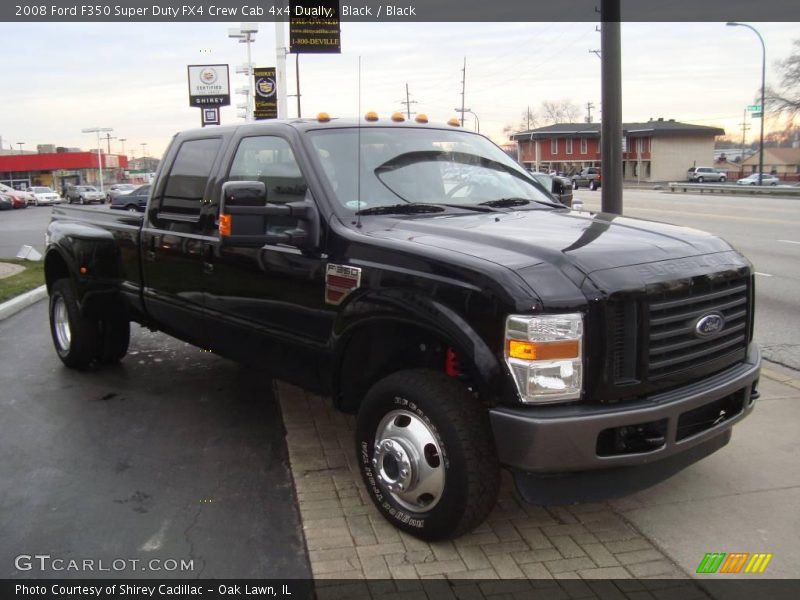 Black / Black 2008 Ford F350 Super Duty FX4 Crew Cab 4x4 Dually