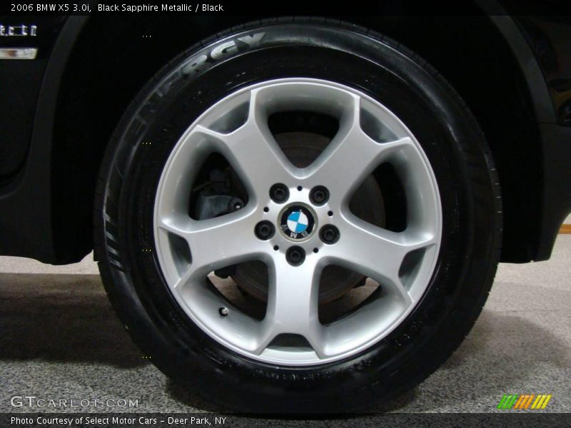Black Sapphire Metallic / Black 2006 BMW X5 3.0i
