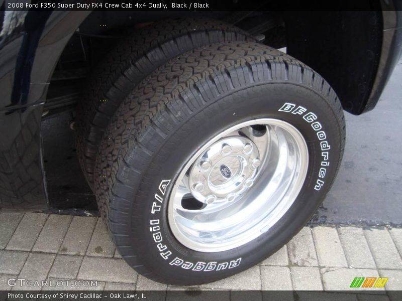 Black / Black 2008 Ford F350 Super Duty FX4 Crew Cab 4x4 Dually