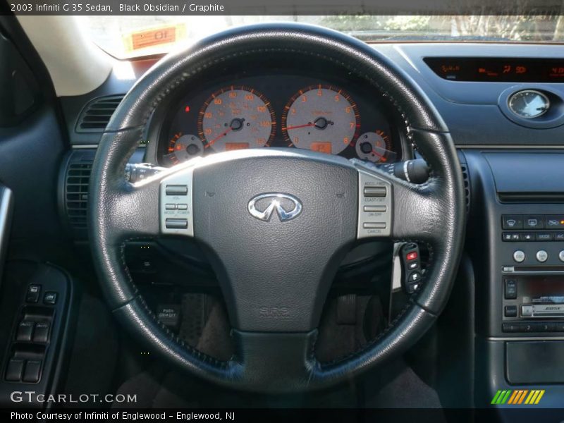 Black Obsidian / Graphite 2003 Infiniti G 35 Sedan